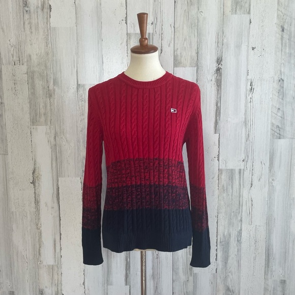 Tommy Hilfiger Ombré Cable Knit Sweater - Picture 4 of 10